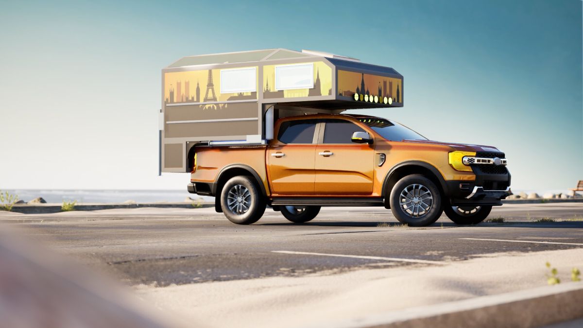 Wohnkabine auf Pickup